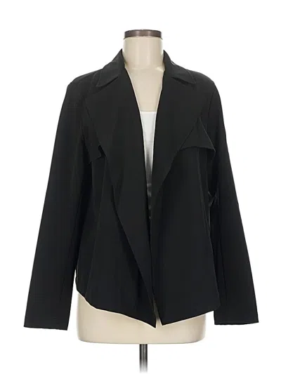Pre-owned Jjill Blazer Jacket In Black