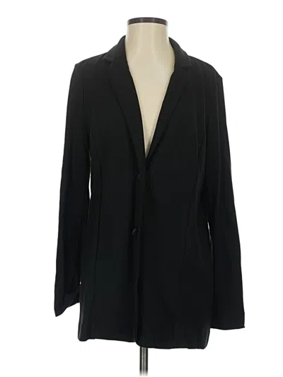 Pre-owned Jjill Blazer Jacket In Black