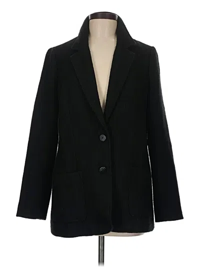 Pre-owned Jjill Blazer Jacket In Black