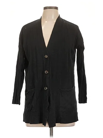 Pre-owned Jjill Blazer Jacket In Black