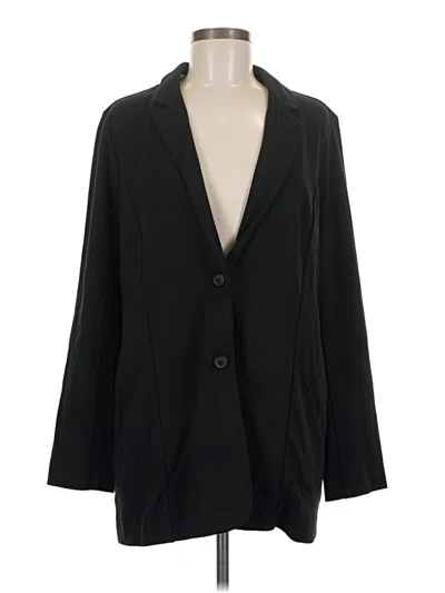 Pre-owned Jjill Blazer Jacket In Black