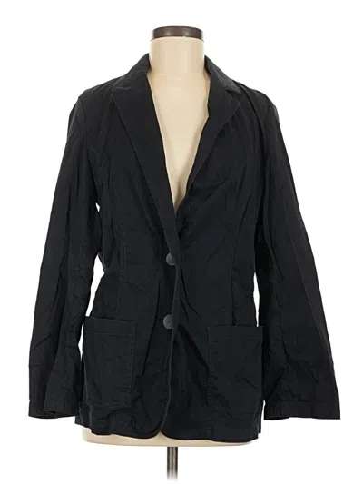 Pre-owned Jjill Blazer Jacket In Black