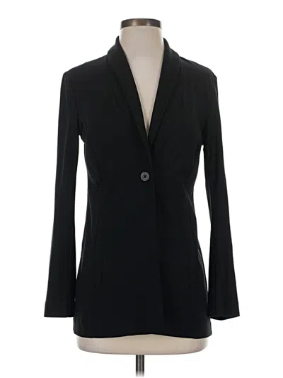 Pre-owned Jjill Blazer Jacket In Black