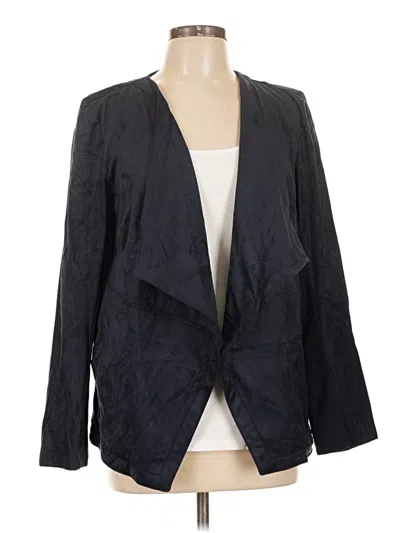 Pre-owned Jjill Blazer Jacket In Black