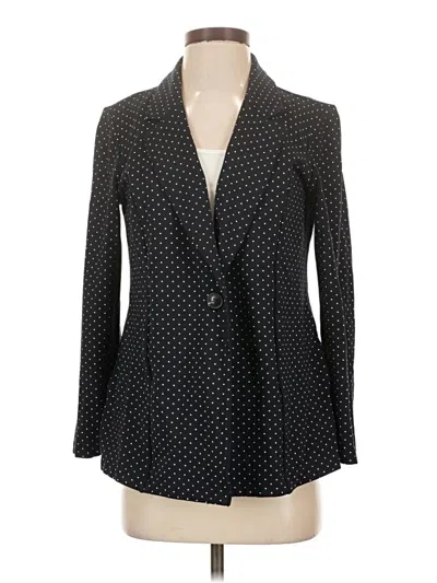 Pre-owned Jjill Blazer Jacket In Black