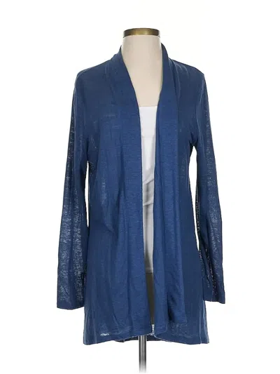 Pre-owned Jjill Blazer Jacket In Blue