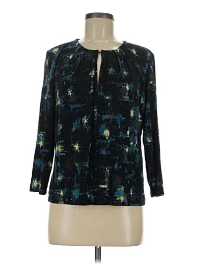 Pre-owned Jjill Blazer Jacket In Blue