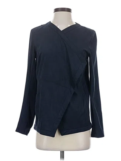 Pre-owned Jjill Blazer Jacket In Blue
