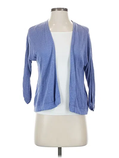 Pre-owned Jjill Blazer Jacket In Blue