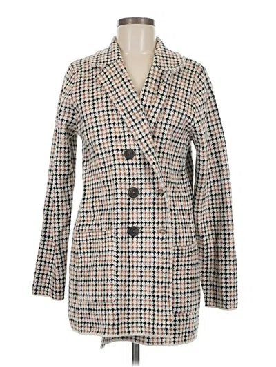 Pre-owned Jjill Blazer Jacket In Brown