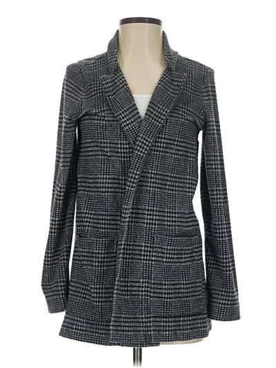 Pre-owned Jjill Blazer Jacket In Gray