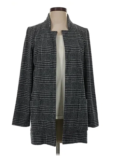 Pre-owned Jjill Blazer Jacket In Gray