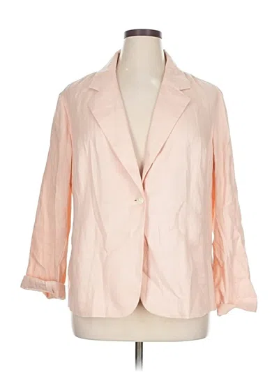 Pre-owned Jjill Blazer Jacket In Pink
