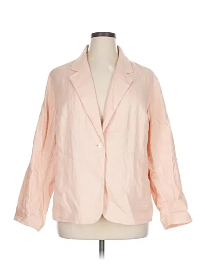 Pre-owned Jjill Blazer Jacket In Pink