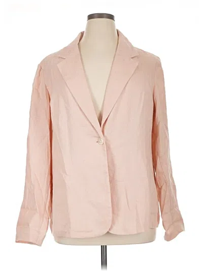 Pre-owned Jjill Blazer Jacket In Pink