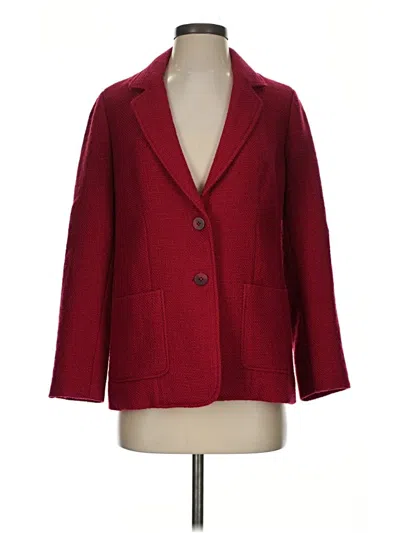Pre-owned Jjill Blazer Jacket In Red
