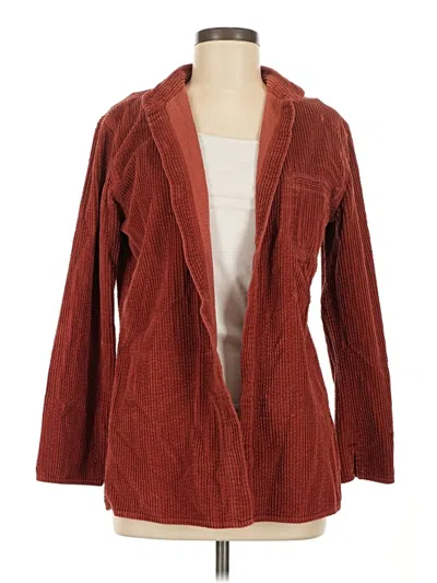 Pre-owned Jjill Blazer Jacket In Red