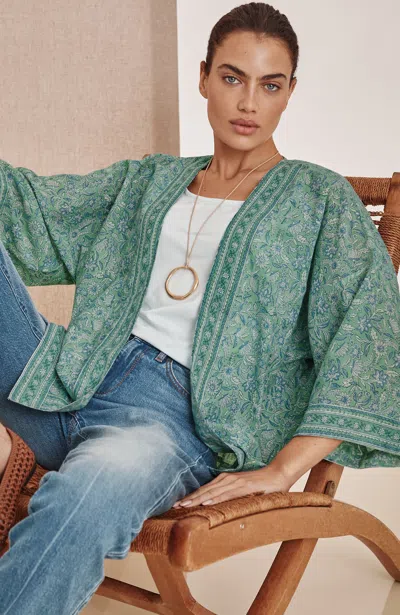 Jjill Block-printed Soft Jacket In Multi