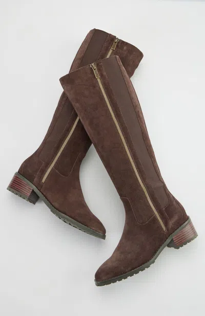 Jjill J.jill Blondo® Waterproof Solace Boots In Java Suede