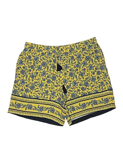 Pre-owned Jjill Board Shorts In Yellow