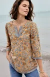 Jjill J.jill Border-printed Top