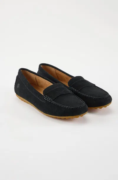 Jjill Born Finley Loafers In Black Suede