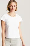 Jjill Button-back Top In White