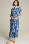 Jjill J.jill Cap-sleeve Maxi Dress