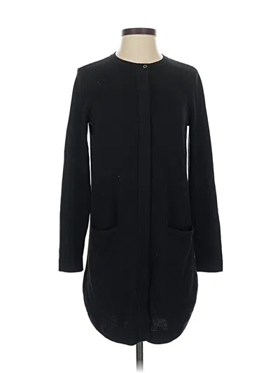 Pre-owned Jjill Cardigan Sweater In Black