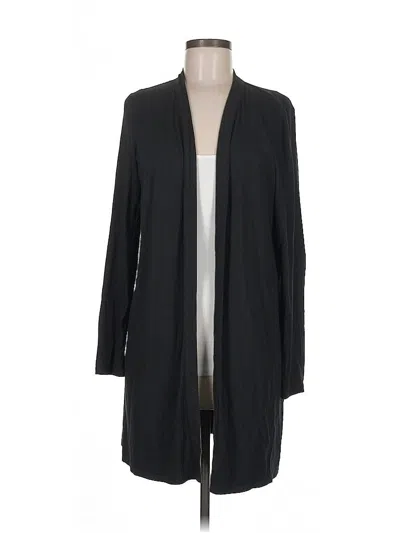 Pre-owned Jjill Cardigan Sweater In Black