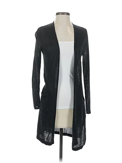 Pre-owned Jjill Cardigan Sweater In Black
