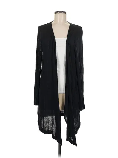 Pre-owned Jjill Cardigan Sweater In Black