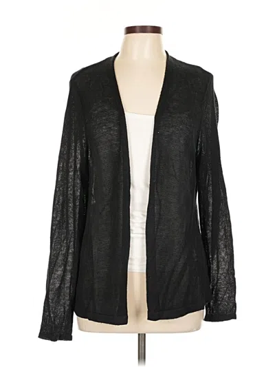 Pre-owned Jjill Cardigan Sweater In Black