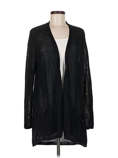 Pre-owned Jjill Cardigan Sweater In Black