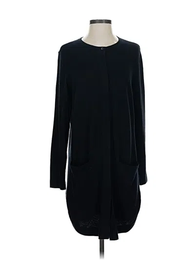 Pre-owned Jjill Cardigan Sweater In Black