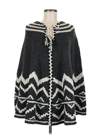 Pre-owned Jjill Cardigan Sweater In Black