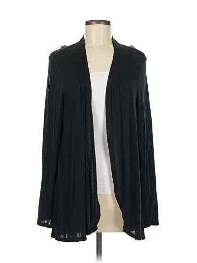 Pre-owned Jjill Cardigan Sweater In Black