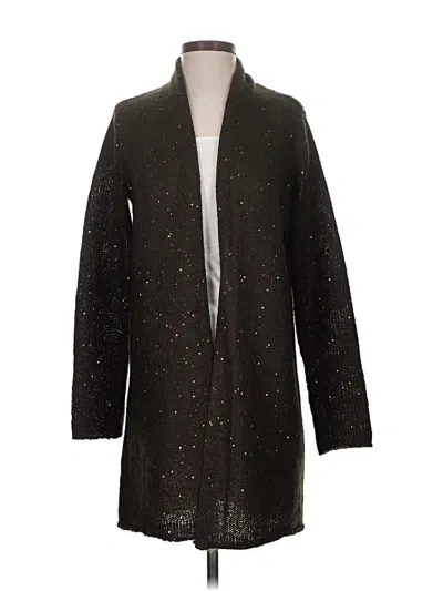 Pre-owned Jjill Cardigan Sweater In Black