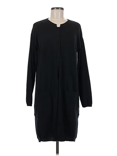 Pre-owned Jjill Cardigan Sweater In Black