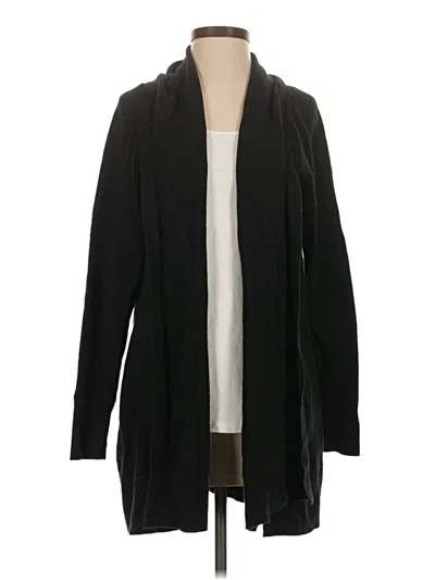 Pre-owned Jjill Cardigan Sweater In Black