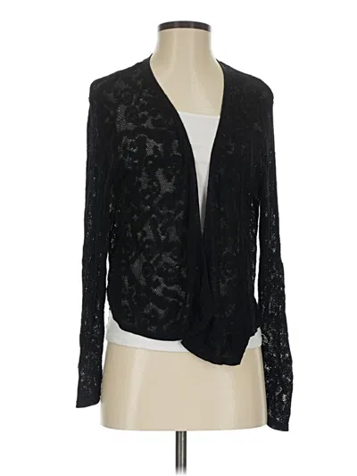Pre-owned Jjill Cardigan Sweater In Black