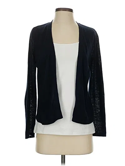 Pre-owned Jjill Cardigan Sweater In Black