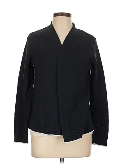 Pre-owned Jjill Cardigan Sweater In Black