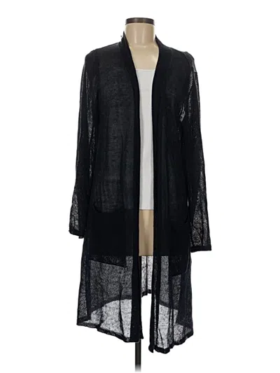 Pre-owned Jjill Cardigan Sweater In Black