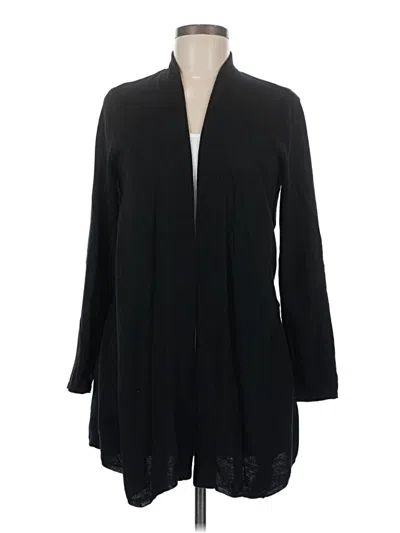 Pre-owned Jjill Cardigan Sweater In Black