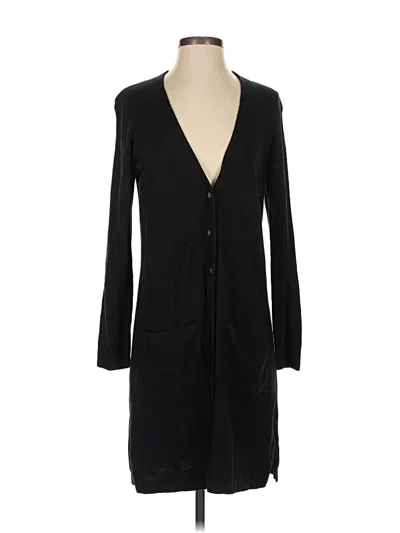 Pre-owned Jjill Cardigan Sweater In Black