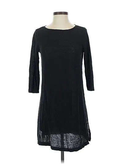Pre-owned Jjill Cardigan Sweater In Black
