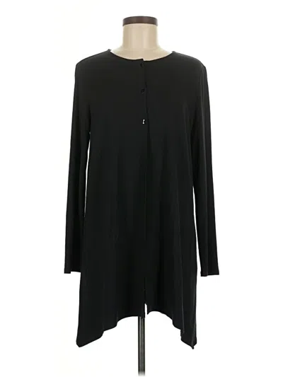 Pre-owned Jjill Cardigan Sweater In Black