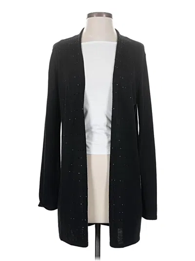 Pre-owned Jjill Cardigan Sweater In Black