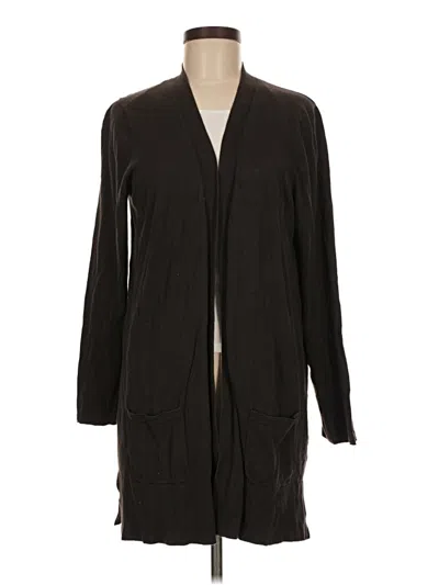 Pre-owned Jjill Cardigan Sweater In Black
